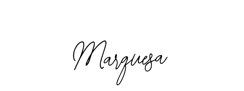 How to make Marquesa name signature. Use Bearetta-2O07w style for creating short signs online. This is the latest handwritten sign. Marquesa signature style 12 images and pictures png