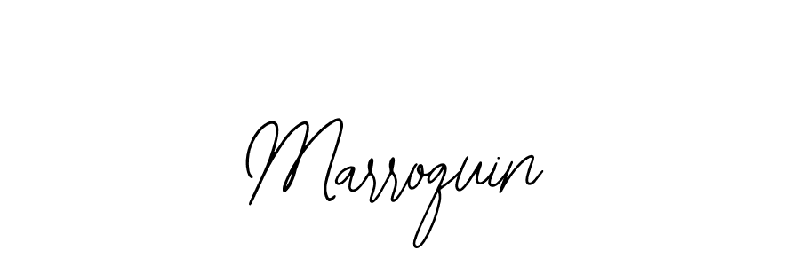 You should practise on your own different ways (Bearetta-2O07w) to write your name (Marroquin) in signature. don't let someone else do it for you. Marroquin signature style 12 images and pictures png