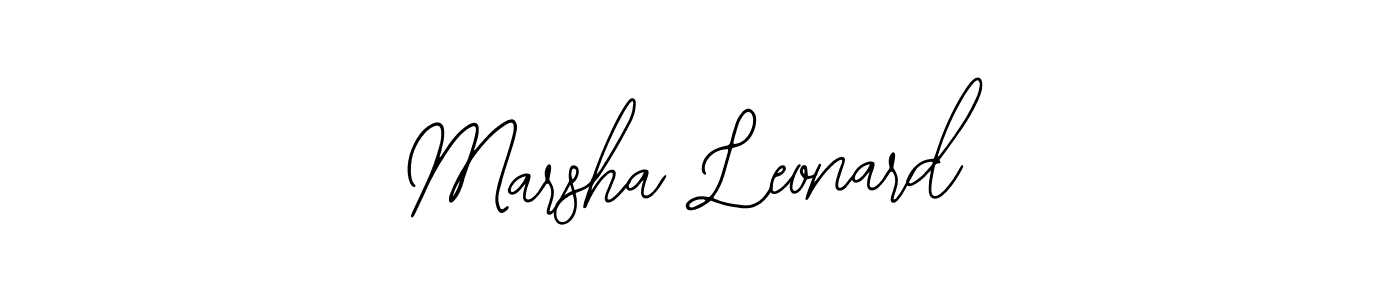 It looks lik you need a new signature style for name Marsha Leonard. Design unique handwritten (Bearetta-2O07w) signature with our free signature maker in just a few clicks. Marsha Leonard signature style 12 images and pictures png