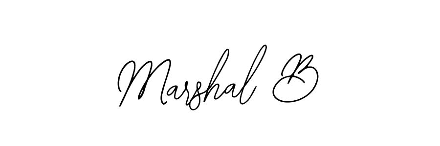 Marshal B stylish signature style. Best Handwritten Sign (Bearetta-2O07w) for my name. Handwritten Signature Collection Ideas for my name Marshal B. Marshal B signature style 12 images and pictures png