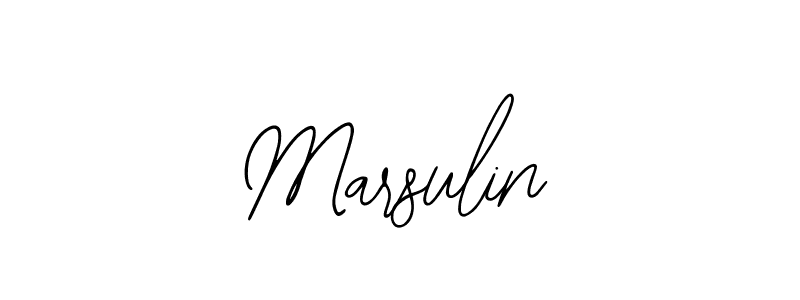 Design your own signature with our free online signature maker. With this signature software, you can create a handwritten (Bearetta-2O07w) signature for name Marsulin. Marsulin signature style 12 images and pictures png