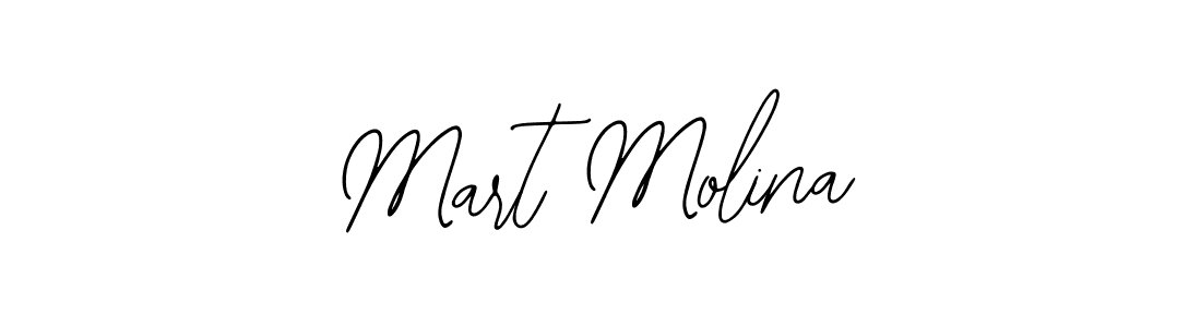 Mart Molina stylish signature style. Best Handwritten Sign (Bearetta-2O07w) for my name. Handwritten Signature Collection Ideas for my name Mart Molina. Mart Molina signature style 12 images and pictures png