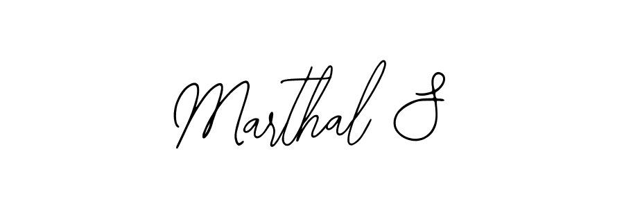 Make a beautiful signature design for name Marthal S. Use this online signature maker to create a handwritten signature for free. Marthal S signature style 12 images and pictures png