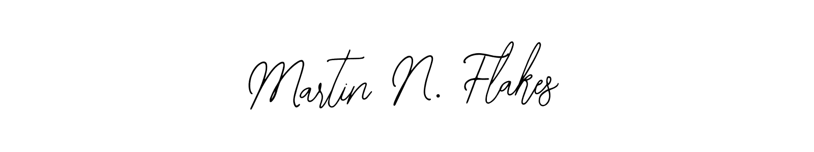 Martin N. Flakes stylish signature style. Best Handwritten Sign (Bearetta-2O07w) for my name. Handwritten Signature Collection Ideas for my name Martin N. Flakes. Martin N. Flakes signature style 12 images and pictures png