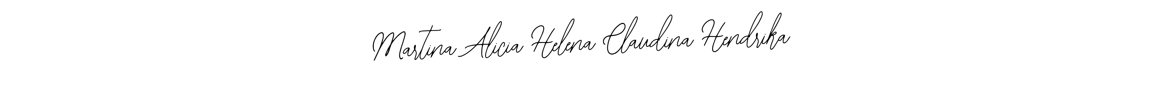 It looks lik you need a new signature style for name Martina Alicia Helena Claudina Hendrika. Design unique handwritten (Bearetta-2O07w) signature with our free signature maker in just a few clicks. Martina Alicia Helena Claudina Hendrika signature style 12 images and pictures png