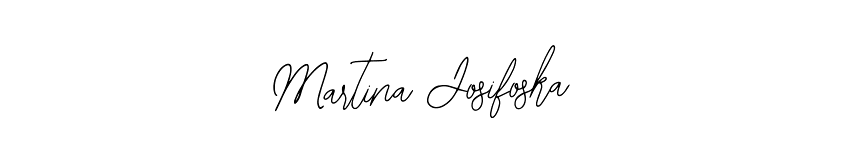 Make a beautiful signature design for name Martina Josifoska. Use this online signature maker to create a handwritten signature for free. Martina Josifoska signature style 12 images and pictures png