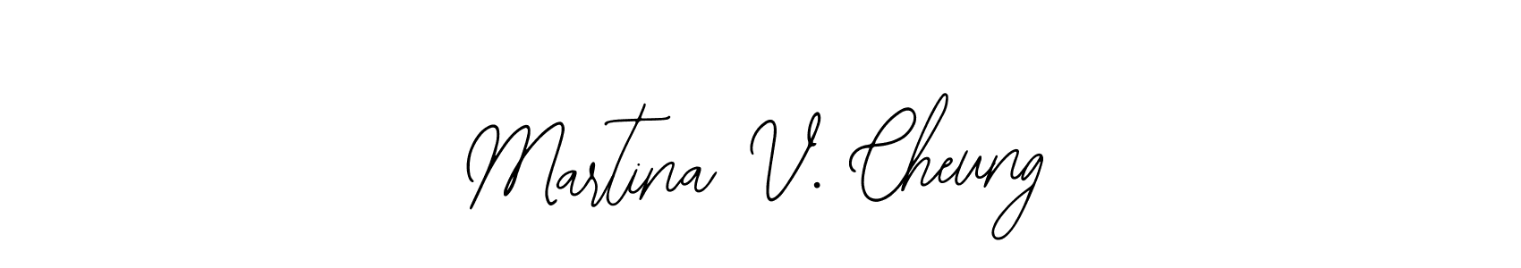 Create a beautiful signature design for name Martina V. Cheung. With this signature (Bearetta-2O07w) fonts, you can make a handwritten signature for free. Martina V. Cheung signature style 12 images and pictures png