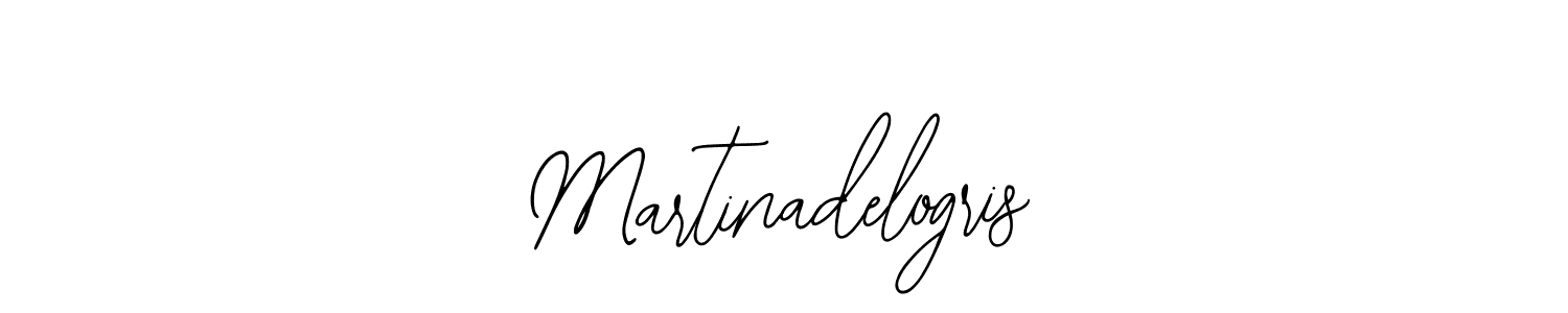 How to make Martinadelogris name signature. Use Bearetta-2O07w style for creating short signs online. This is the latest handwritten sign. Martinadelogris signature style 12 images and pictures png
