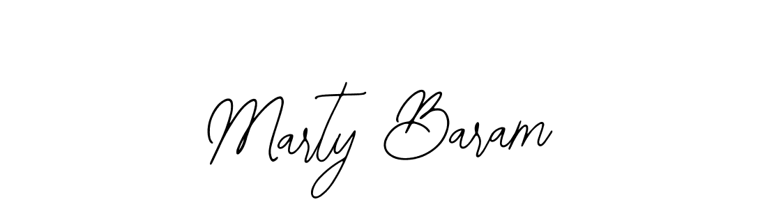 Use a signature maker to create a handwritten signature online. With this signature software, you can design (Bearetta-2O07w) your own signature for name Marty Baram. Marty Baram signature style 12 images and pictures png