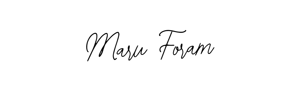 Make a short Maru Foram signature style. Manage your documents anywhere anytime using Bearetta-2O07w. Create and add eSignatures, submit forms, share and send files easily. Maru Foram signature style 12 images and pictures png