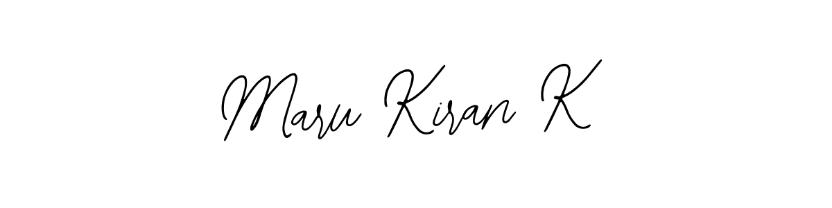 How to make Maru Kiran K signature? Bearetta-2O07w is a professional autograph style. Create handwritten signature for Maru Kiran K name. Maru Kiran K signature style 12 images and pictures png