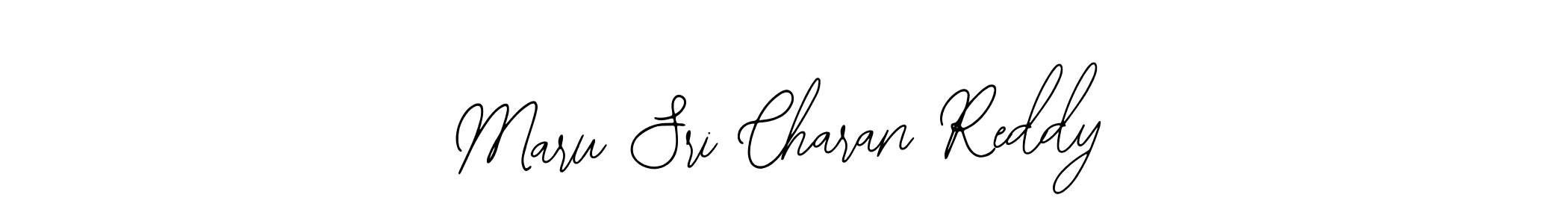 Also You can easily find your signature by using the search form. We will create Maru Sri Charan Reddy name handwritten signature images for you free of cost using Bearetta-2O07w sign style. Maru Sri Charan Reddy signature style 12 images and pictures png