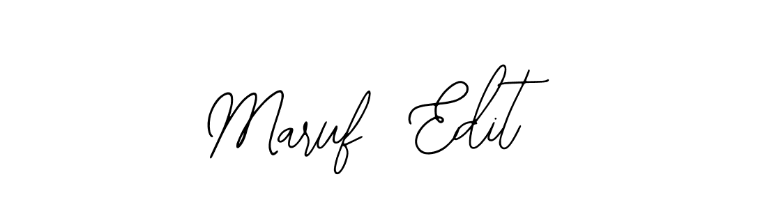 Use a signature maker to create a handwritten signature online. With this signature software, you can design (Bearetta-2O07w) your own signature for name Maruf  Edit. Maruf  Edit signature style 12 images and pictures png