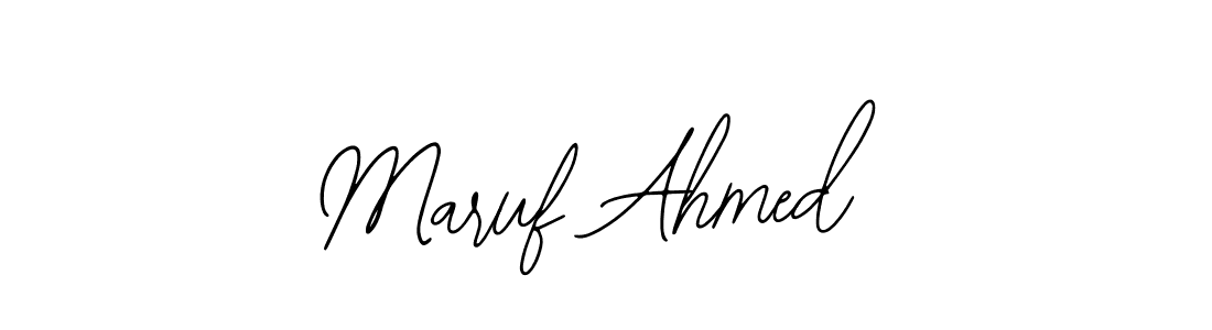 Maruf Ahmed stylish signature style. Best Handwritten Sign (Bearetta-2O07w) for my name. Handwritten Signature Collection Ideas for my name Maruf Ahmed. Maruf Ahmed signature style 12 images and pictures png