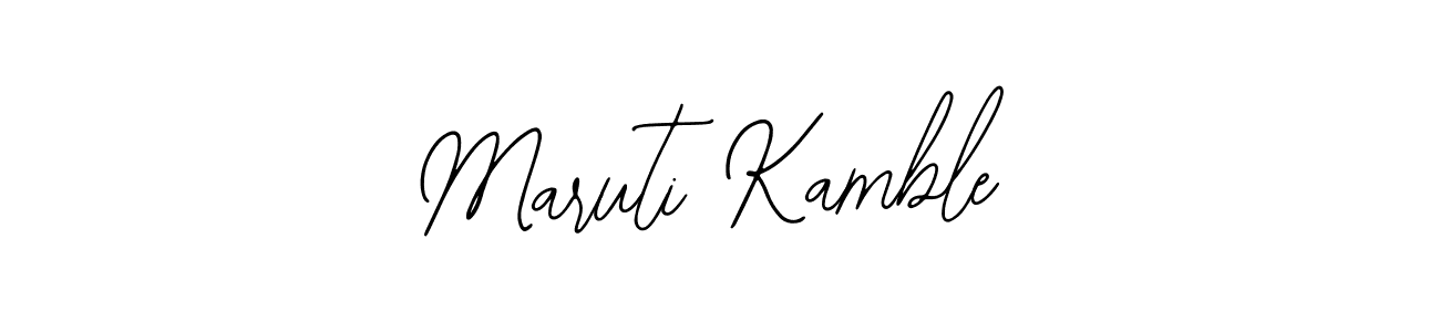 if you are searching for the best signature style for your name Maruti Kamble. so please give up your signature search. here we have designed multiple signature styles  using Bearetta-2O07w. Maruti Kamble signature style 12 images and pictures png