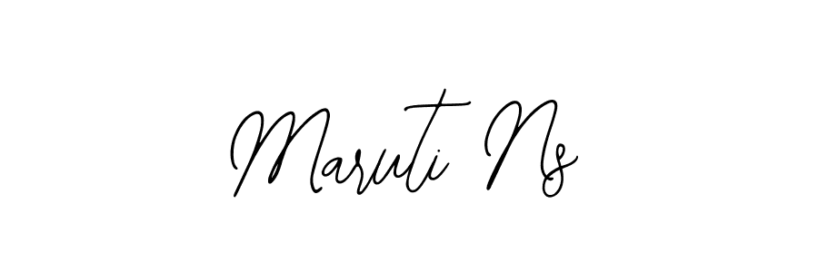 Use a signature maker to create a handwritten signature online. With this signature software, you can design (Bearetta-2O07w) your own signature for name Maruti Ns. Maruti Ns signature style 12 images and pictures png