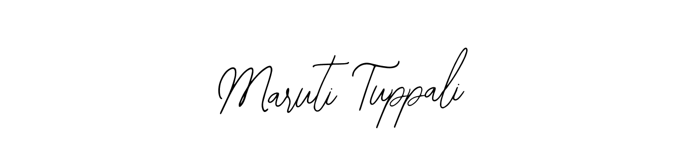 Use a signature maker to create a handwritten signature online. With this signature software, you can design (Bearetta-2O07w) your own signature for name Maruti Tuppali. Maruti Tuppali signature style 12 images and pictures png