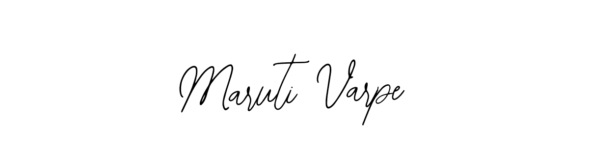 Also we have Maruti Varpe name is the best signature style. Create professional handwritten signature collection using Bearetta-2O07w autograph style. Maruti Varpe signature style 12 images and pictures png