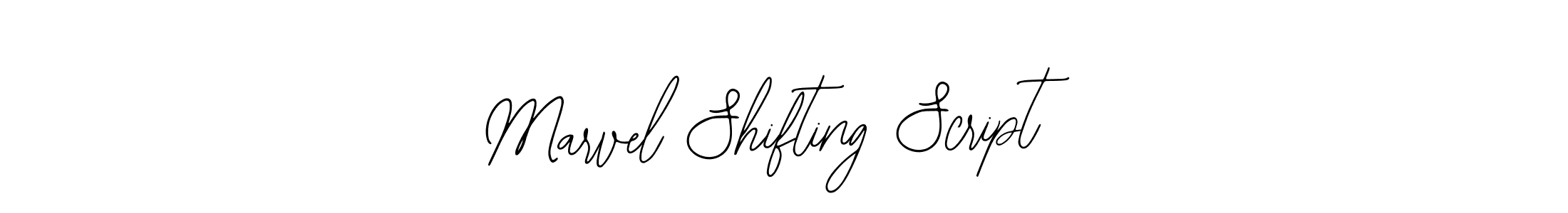 How to make Marvel Shifting Script signature? Bearetta-2O07w is a professional autograph style. Create handwritten signature for Marvel Shifting Script name. Marvel Shifting Script signature style 12 images and pictures png