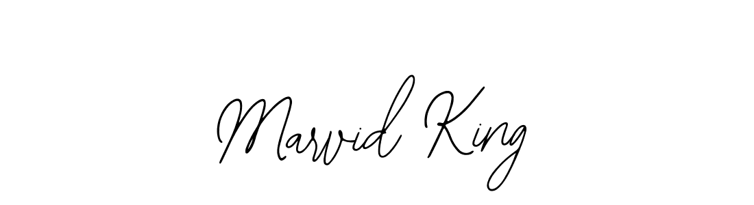 Make a beautiful signature design for name Marvid King. With this signature (Bearetta-2O07w) style, you can create a handwritten signature for free. Marvid King signature style 12 images and pictures png