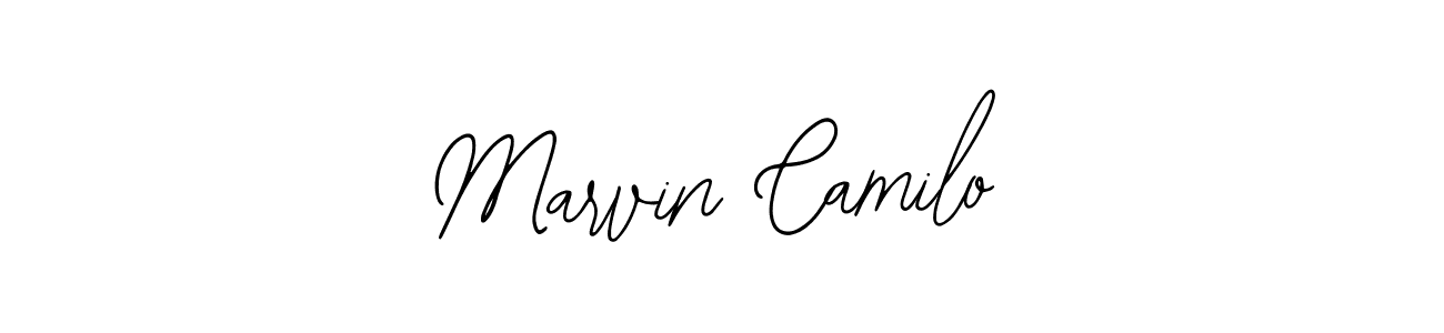 Use a signature maker to create a handwritten signature online. With this signature software, you can design (Bearetta-2O07w) your own signature for name Marvin Camilo. Marvin Camilo signature style 12 images and pictures png