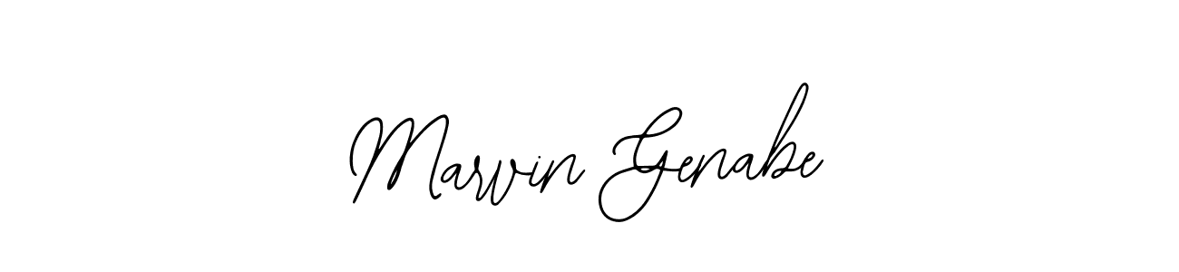 if you are searching for the best signature style for your name Marvin Genabe. so please give up your signature search. here we have designed multiple signature styles  using Bearetta-2O07w. Marvin Genabe signature style 12 images and pictures png