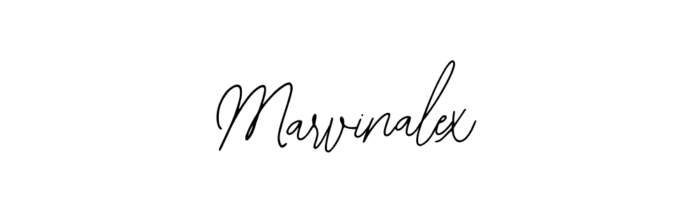 Use a signature maker to create a handwritten signature online. With this signature software, you can design (Bearetta-2O07w) your own signature for name Marvinalex. Marvinalex signature style 12 images and pictures png