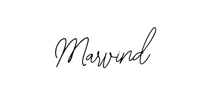 Design your own signature with our free online signature maker. With this signature software, you can create a handwritten (Bearetta-2O07w) signature for name Marvind. Marvind signature style 12 images and pictures png