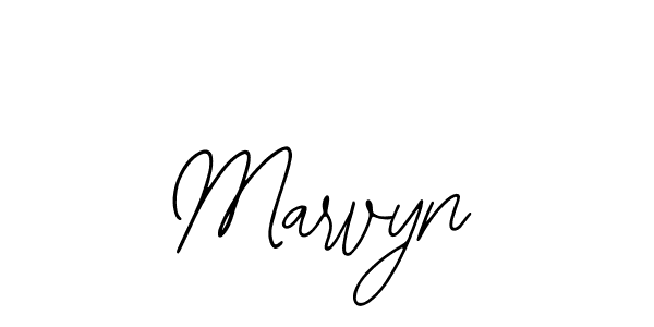 Marvyn stylish signature style. Best Handwritten Sign (Bearetta-2O07w) for my name. Handwritten Signature Collection Ideas for my name Marvyn. Marvyn signature style 12 images and pictures png