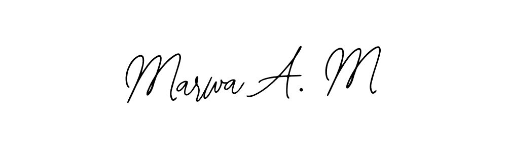 Once you've used our free online signature maker to create your best signature Bearetta-2O07w style, it's time to enjoy all of the benefits that Marwa A. M name signing documents. Marwa A. M signature style 12 images and pictures png