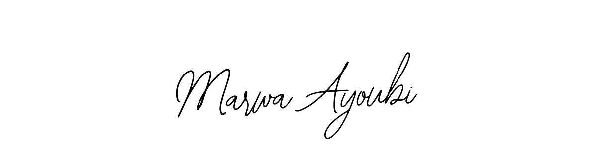 Marwa Ayoubi stylish signature style. Best Handwritten Sign (Bearetta-2O07w) for my name. Handwritten Signature Collection Ideas for my name Marwa Ayoubi. Marwa Ayoubi signature style 12 images and pictures png