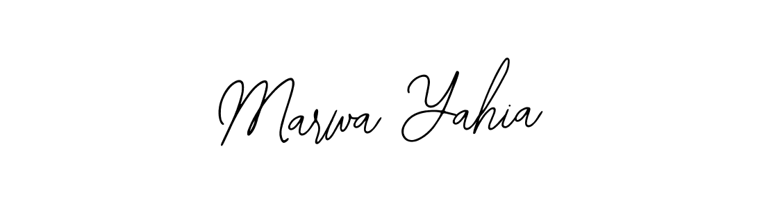 Also we have Marwa Yahia name is the best signature style. Create professional handwritten signature collection using Bearetta-2O07w autograph style. Marwa Yahia signature style 12 images and pictures png