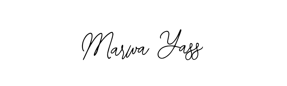 Make a beautiful signature design for name Marwa Yass. With this signature (Bearetta-2O07w) style, you can create a handwritten signature for free. Marwa Yass signature style 12 images and pictures png