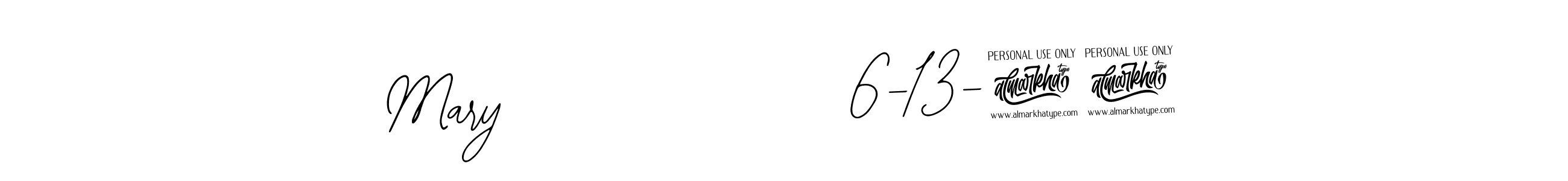 How to make Mary               6-13-24 signature? Bearetta-2O07w is a professional autograph style. Create handwritten signature for Mary               6-13-24 name. Mary               6-13-24 signature style 12 images and pictures png