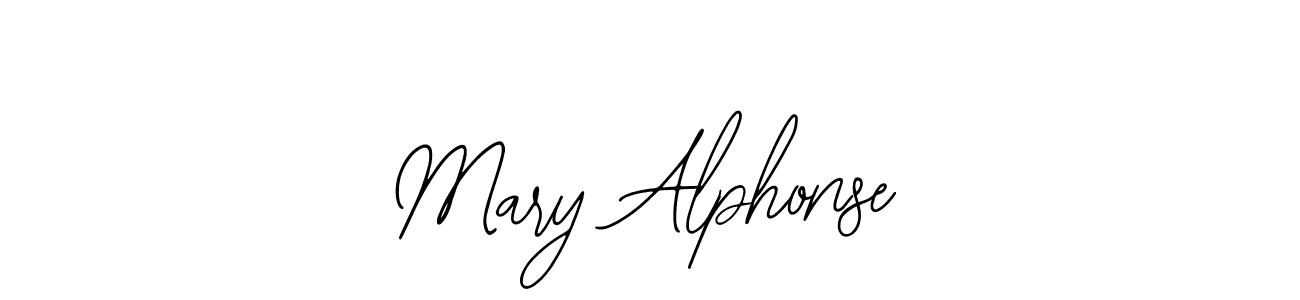 How to make Mary Alphonse signature? Bearetta-2O07w is a professional autograph style. Create handwritten signature for Mary Alphonse name. Mary Alphonse signature style 12 images and pictures png