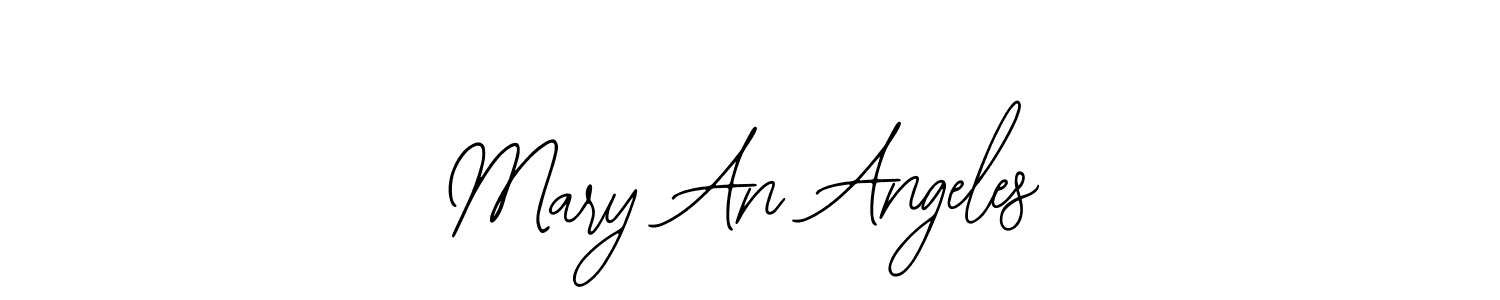 The best way (Bearetta-2O07w) to make a short signature is to pick only two or three words in your name. The name Mary An Angeles include a total of six letters. For converting this name. Mary An Angeles signature style 12 images and pictures png