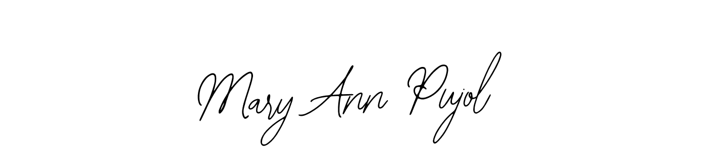 Make a beautiful signature design for name Mary Ann Pujol. With this signature (Bearetta-2O07w) style, you can create a handwritten signature for free. Mary Ann Pujol signature style 12 images and pictures png