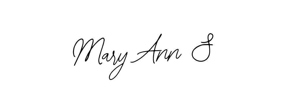 Use a signature maker to create a handwritten signature online. With this signature software, you can design (Bearetta-2O07w) your own signature for name Mary Ann S. Mary Ann S signature style 12 images and pictures png