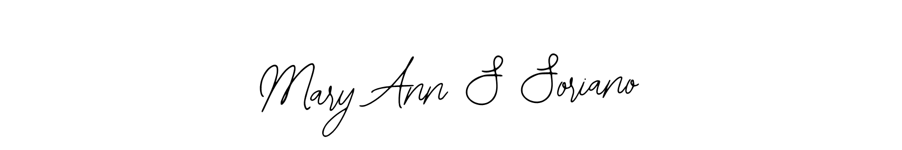 Also we have Mary Ann S Soriano name is the best signature style. Create professional handwritten signature collection using Bearetta-2O07w autograph style. Mary Ann S Soriano signature style 12 images and pictures png