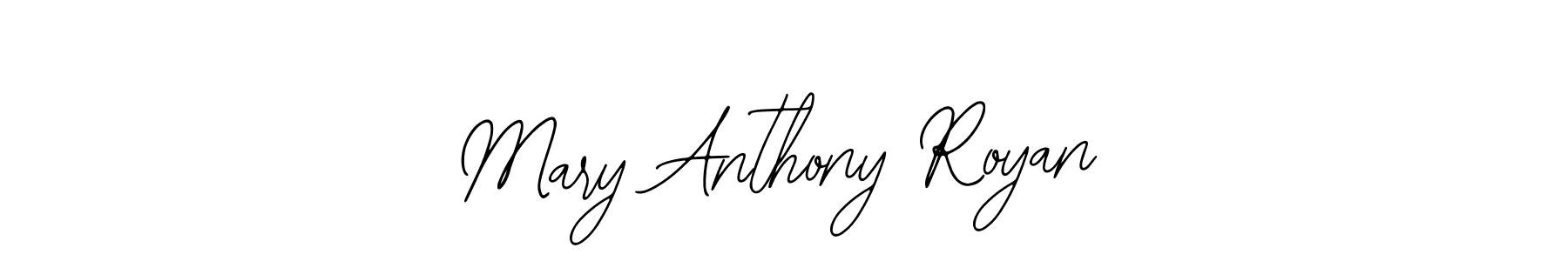 How to make Mary Anthony Royan name signature. Use Bearetta-2O07w style for creating short signs online. This is the latest handwritten sign. Mary Anthony Royan signature style 12 images and pictures png