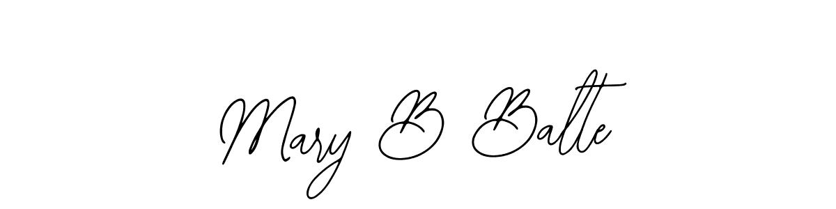 if you are searching for the best signature style for your name Mary B Balte. so please give up your signature search. here we have designed multiple signature styles  using Bearetta-2O07w. Mary B Balte signature style 12 images and pictures png