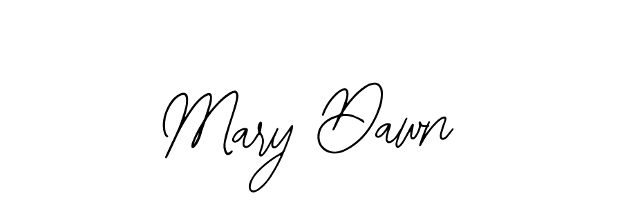 Design your own signature with our free online signature maker. With this signature software, you can create a handwritten (Bearetta-2O07w) signature for name Mary Dawn. Mary Dawn signature style 12 images and pictures png