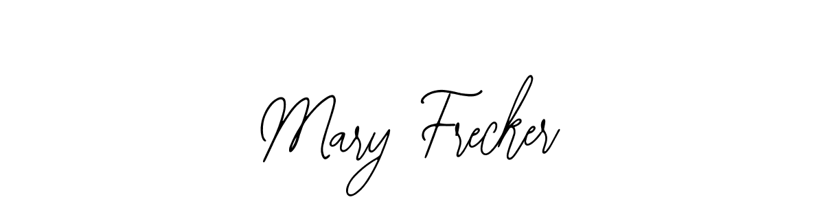 Mary Frecker stylish signature style. Best Handwritten Sign (Bearetta-2O07w) for my name. Handwritten Signature Collection Ideas for my name Mary Frecker. Mary Frecker signature style 12 images and pictures png