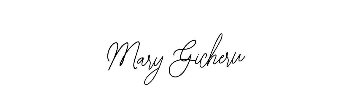 Mary Gicheru stylish signature style. Best Handwritten Sign (Bearetta-2O07w) for my name. Handwritten Signature Collection Ideas for my name Mary Gicheru. Mary Gicheru signature style 12 images and pictures png