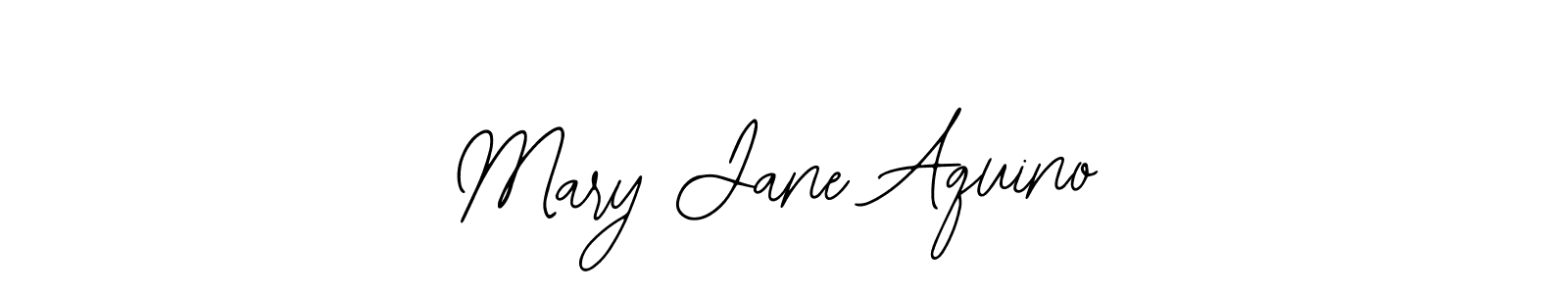 How to make Mary Jane Aquino signature? Bearetta-2O07w is a professional autograph style. Create handwritten signature for Mary Jane Aquino name. Mary Jane Aquino signature style 12 images and pictures png