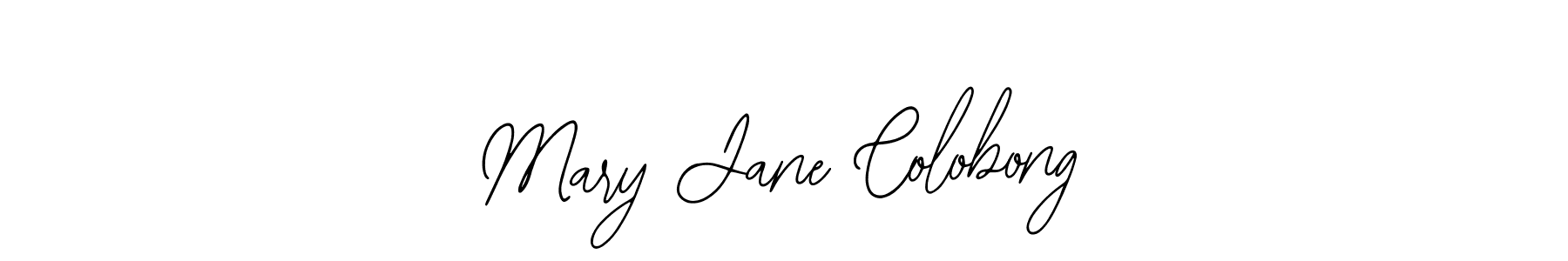 How to make Mary Jane Colobong signature? Bearetta-2O07w is a professional autograph style. Create handwritten signature for Mary Jane Colobong name. Mary Jane Colobong signature style 12 images and pictures png