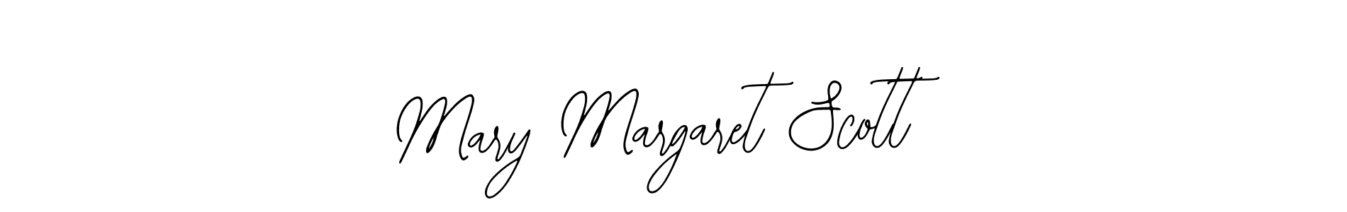 You should practise on your own different ways (Bearetta-2O07w) to write your name (Mary Margaret Scott) in signature. don't let someone else do it for you. Mary Margaret Scott signature style 12 images and pictures png