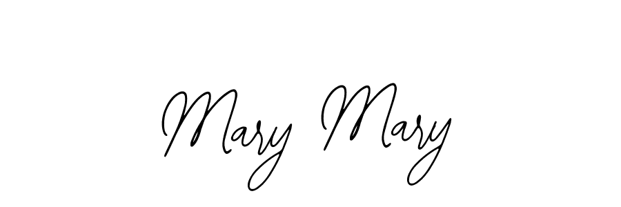 How to make Mary Mary name signature. Use Bearetta-2O07w style for creating short signs online. This is the latest handwritten sign. Mary Mary signature style 12 images and pictures png