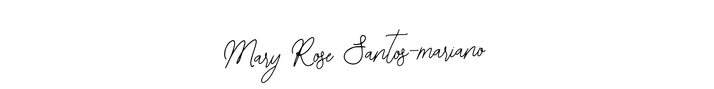 if you are searching for the best signature style for your name Mary Rose Santos-mariano. so please give up your signature search. here we have designed multiple signature styles  using Bearetta-2O07w. Mary Rose Santos-mariano signature style 12 images and pictures png