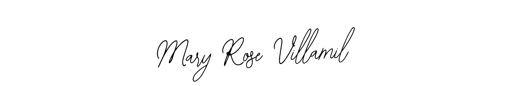 How to make Mary Rose Villamil name signature. Use Bearetta-2O07w style for creating short signs online. This is the latest handwritten sign. Mary Rose Villamil signature style 12 images and pictures png